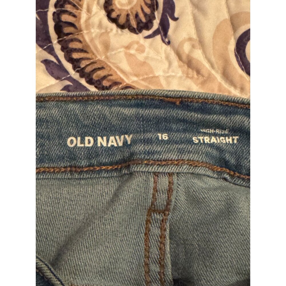 Old Navy Women's Jeans EUC Size 16 Blue Denim - Picture 2 of 4